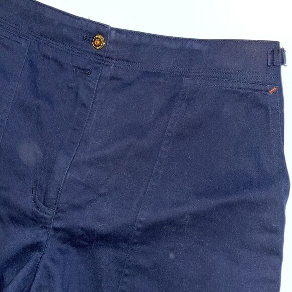 Y2K Lauren Ralph Lauren navy cargo  Shorts size 8 - Picture 2 of 9